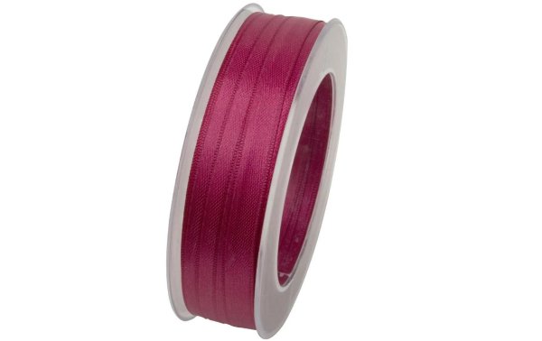 GOLDINA Satinband 10 mm x 25 m, Rot, 1 Stück