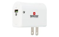 SKROSS USB-Wandladegerät US QC3.0 USB-A, 18 W, Weiss