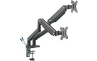 Ultradesk Tischhalterung Branch Double bis 20 kg – Schwarz matt