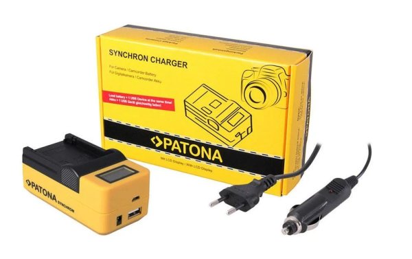 Patona Ladegerät Synchron USB Sony NPFC10