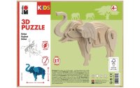 Marabu Holzartikel 3D Puzzle, Elephant