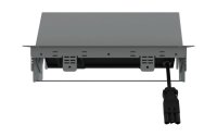IB Connect Steckdosenleiste Box4 2x T13, USB A+C, 1x Cat 6, HDMI, Grau