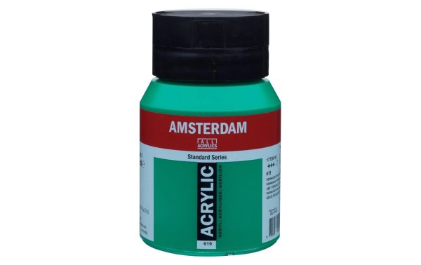 Amsterdam Acrylfarbe Standard 619 Grün halbtransparent, 500 ml