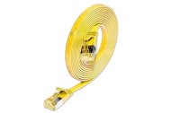 SLIM Slimpatchkabel  Cat 6A, U/FTP, 3 m, Gelb