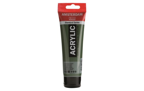 Amsterdam Acrylfarbe Standard 290 Olivgrün deckend, 120 ml