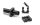 Delock Kabelschlauchhalter 34.5 mm, 4 Stück, Schwarz
