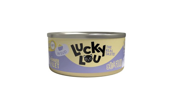 Lucky Lou Nassfutter Extrafood Hühnerfilet Brühe, 70 g