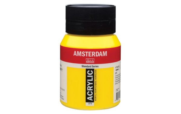 Amsterdam Acrylfarbe Standard 272 Gelb transparent, 500 ml