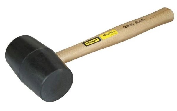 Stanley Gummihammer mit Schwarzem Kopf, 454 g