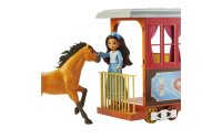 Mattel Spielset Untamed Zug-Abenteuer mit Lucky & Spirit