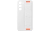 Samsung Back Cover Silicone Grip Galaxy S23+ Weiss