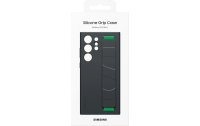 Samsung Back Cover Silicone Grip Galaxy S23 Ultra Schwarz