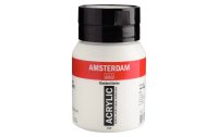 Amsterdam Acrylfarbe Standard 105 Titanweiss deckend, 500 ml