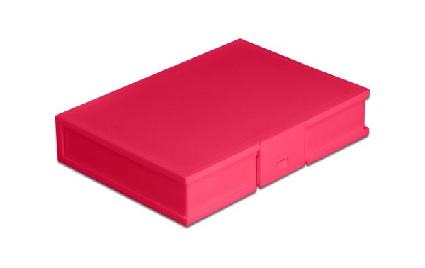 Delock Schutzgehäuse für 3.5″ HDD rot