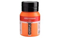 Amsterdam Acrylfarbe Standard 276 Azoorange halbdeckend,...