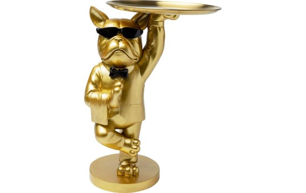 Kare Beistelltisch Bulldogge Cool 40 x 55 cm, Gold