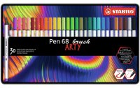 STABILO Pen 68 brush ARTY 30er Metalletui