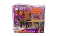 Mattel Spielset Untamed Miradero Festivalstand mit Snacks & Pony