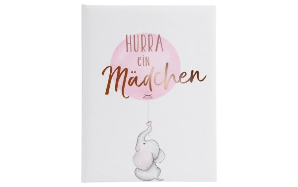 Goldbuch Babytagebuch Hurra ein Mädchen Pink