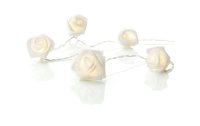 STT Lichterkette LED Rose, 10 LEDs, 1.5m, Weiss