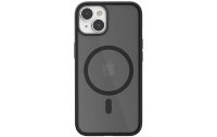 Woodcessories Back Cover Clear Case MagSafe iPhone 14 Schwarz matt