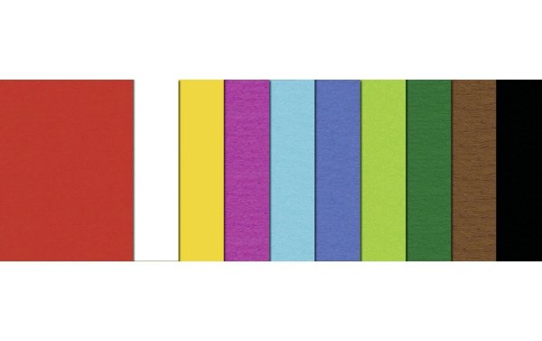 URSUS Fotokarton A4 sortiert in 25 Farben Farbig sortiert
