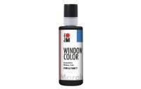 Marabu Fensterfarbe fun & fancy 073 80 ml, Schwarz