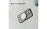 Woodcessories Back Cover Clear Case MagSafe iPhone 14 Pro Schwarz matt