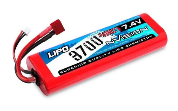 Nvision RC-Akku LiPo 3700 mAh 7.4 V 45C