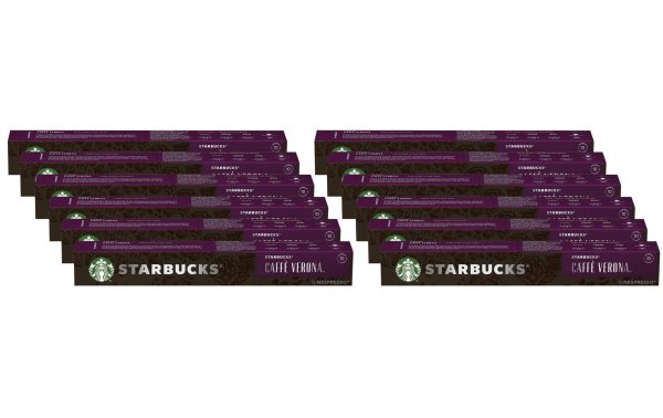 Starbucks Kaffeekapseln Caffè Verona Dark Roast 12 x 10 Stück