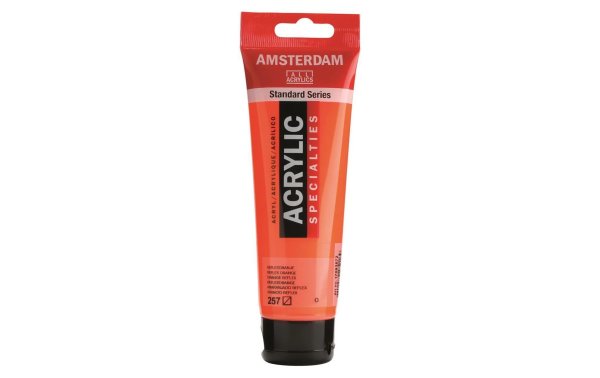 Amsterdam Acrylfarbe Standard Series Reflexorange Halbtransp, 120 ml