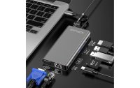 4smarts Dockingstation 8in1 Hub USB-C – RJ-45/HDMI/VGA/USB-A/USB-C
