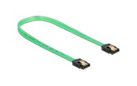 Delock SATA-Kabel UV Leuchteffekt grün 70 cm