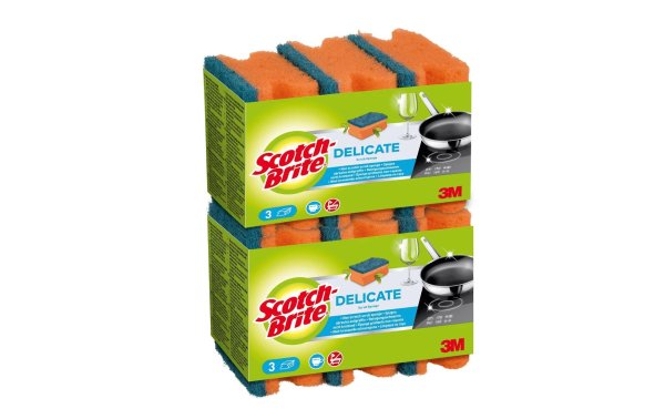 Scotch-Brite Schwamm Scotch-Brite Delicate 6 Stück