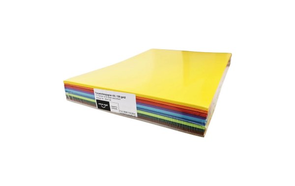 Scaldia Tonzeichenpapier A3, 130 g/m²,  300 Stück, Farbig assortiert