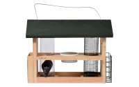 dobar Vogelfutterstation 7-in-1, 39 x 19 x 29 cm, Holz