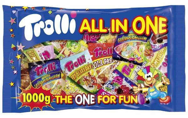 Trolli Gummibonbons All in One 50 x 20 g