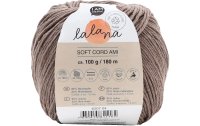 lalana Wolle Soft Cord Ami 100 g, Braun