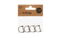 lalana Anhänger D-ring 24 x 19 mm, 4 Stück