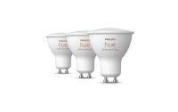 Philips Hue Leuchtmittel White & Col. Amb. GU10 Dreierpack, 3 x 350 lm