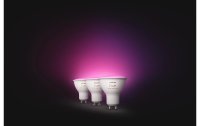 Philips Hue Leuchtmittel White & Col. Amb. GU10 Dreierpack, 3 x 350 lm