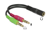 Delock Audio-Adapter Klinke 3.5mm, female - 3.5 mm Klinke