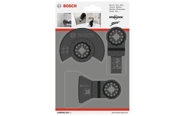 Bosch Professional Fliesen-Basis-Set 3-teilig AIZ 20 AB, ATZ 52 SC, ACZ 85 MT4