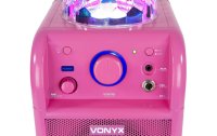 Vonyx Lautsprecher SBS50P Karaoke Speaker Pink