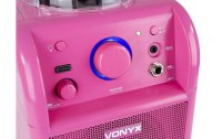 Vonyx Lautsprecher SBS50P Karaoke Speaker Pink