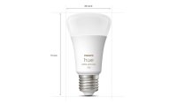 Philips Hue Leuchtmittel White & Color Ambiance, E27,...
