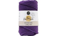 lalana Wolle Makramee Rope 5 mm, 330 g, Violett