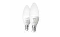 Philips Hue Leuchtmittel White & Color Ambiance, E14, 2 Stück, Bluetooth