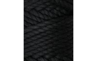 lalana Wolle Makramee Rope 5 mm, 330 g, Schwarz