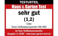Caso Turbo Heisswasserspender HW660 2.7 l, Hellgrau/Schwarz
